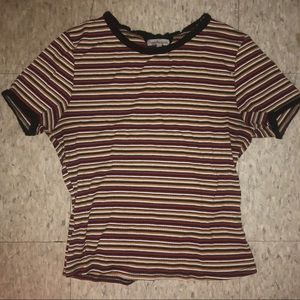 charlotte russe striped shirt